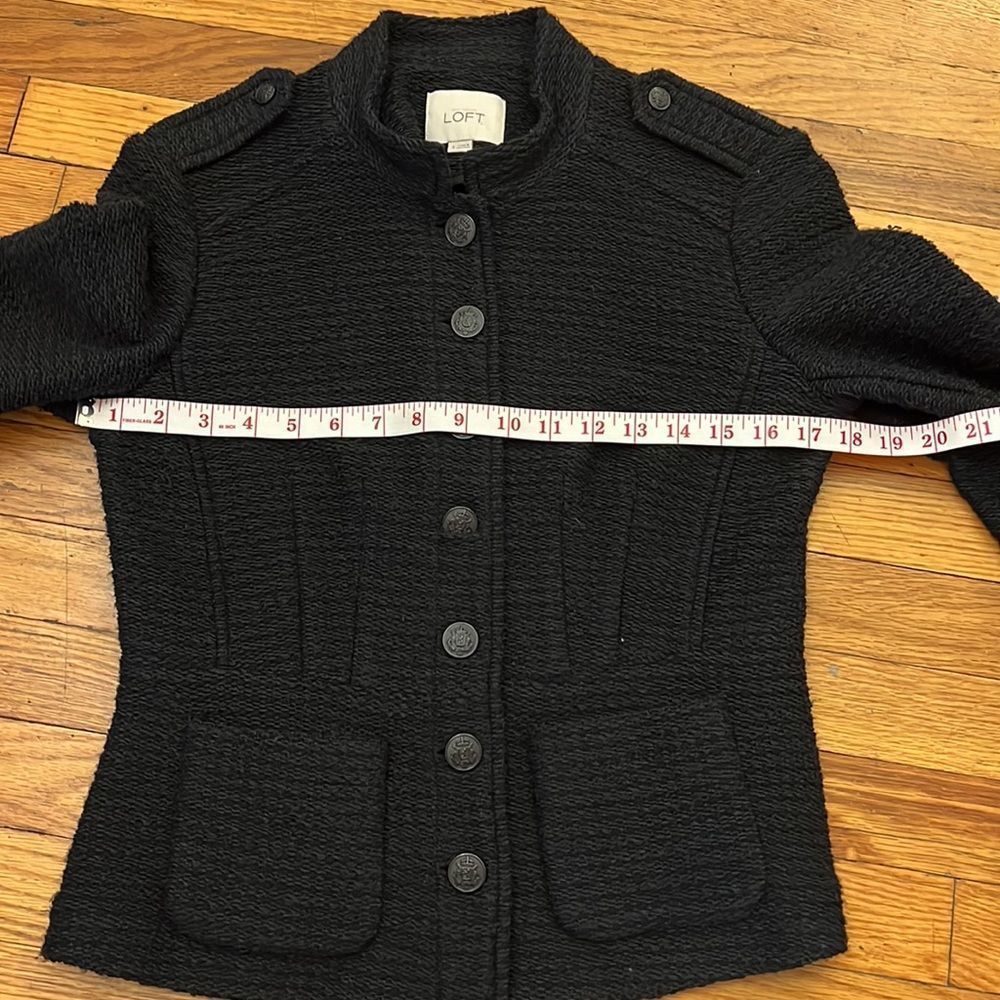 Ann Taylor Loft Sweater Jacket Size 4 - Picture 11 of 16